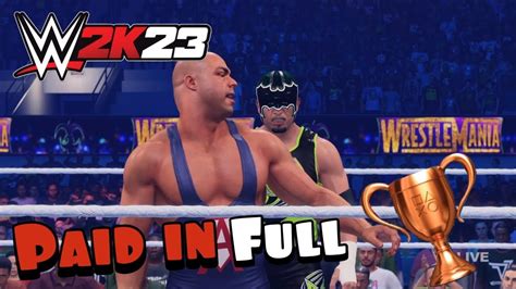 wwe 2k23 ai cash in|Paid in Full achievement in WWE 2K23.